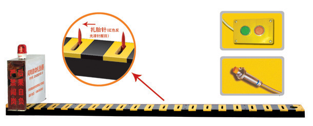西藏V3嵌入式闯岗自动扎胎器/阻车器